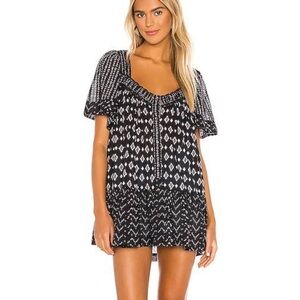 Free People Hearts Desire Printed Tunic or Mini Dress